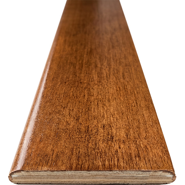 Pircher Battiscopa in Ayous Rivestito Liscio Tanganica MM10X80X2400 - PIRCHER OBERLAND - Immagine 2